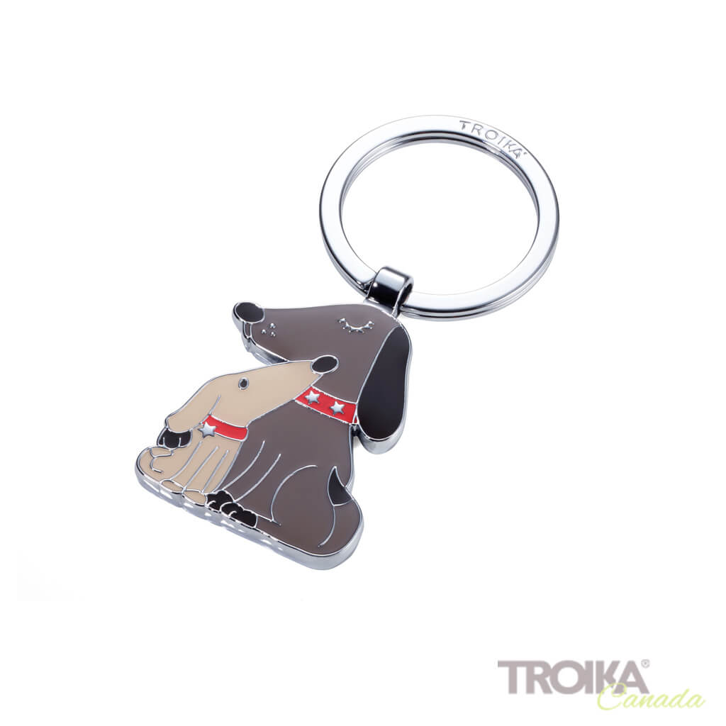 TROIKA Keyring "DOG & DOGGY"