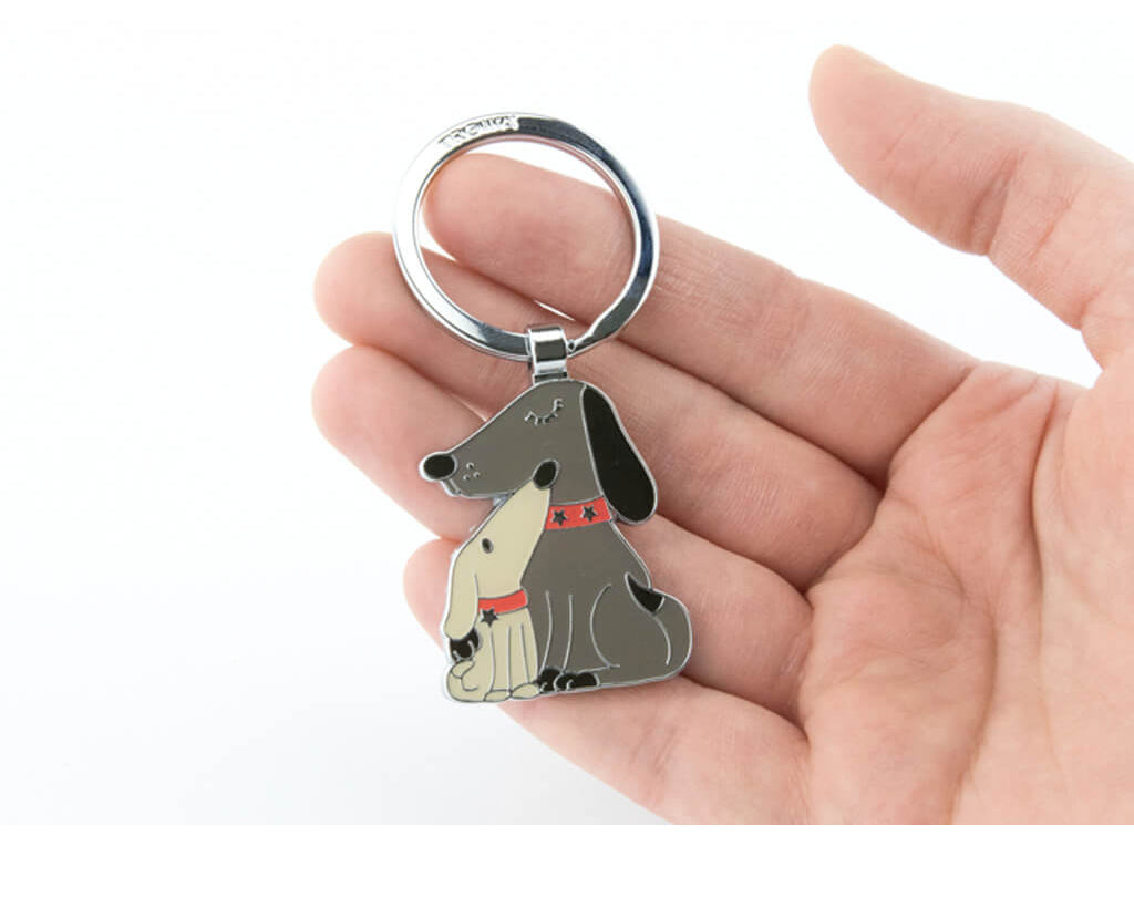 TROIKA Keyring "DOG & DOGGY"