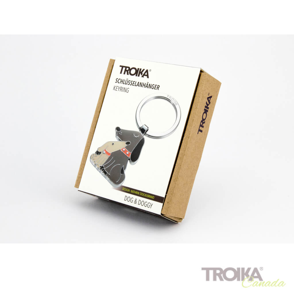 TROIKA Keyring "DOG & DOGGY"