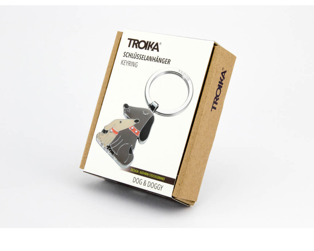 TROIKA Keyring "DOG & DOGGY"