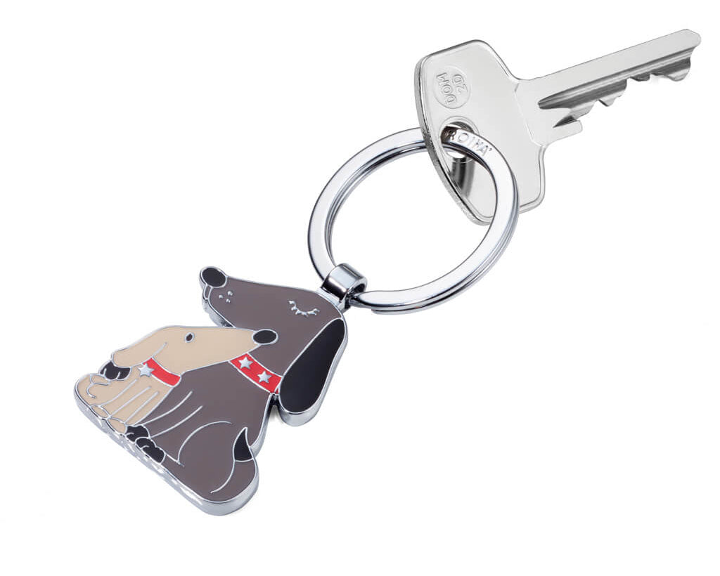 TROIKA Keyring "DOG & DOGGY"