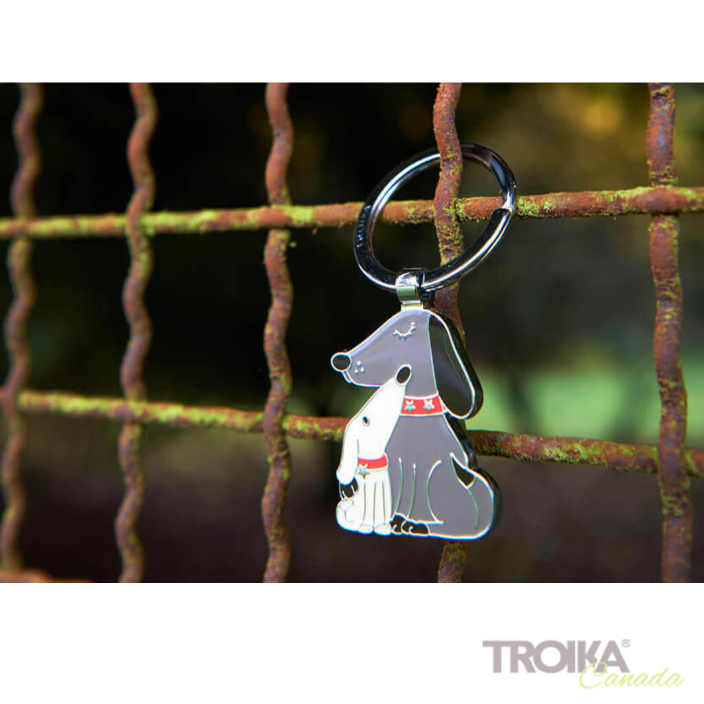 TROIKA Keyring "DOG & DOGGY"