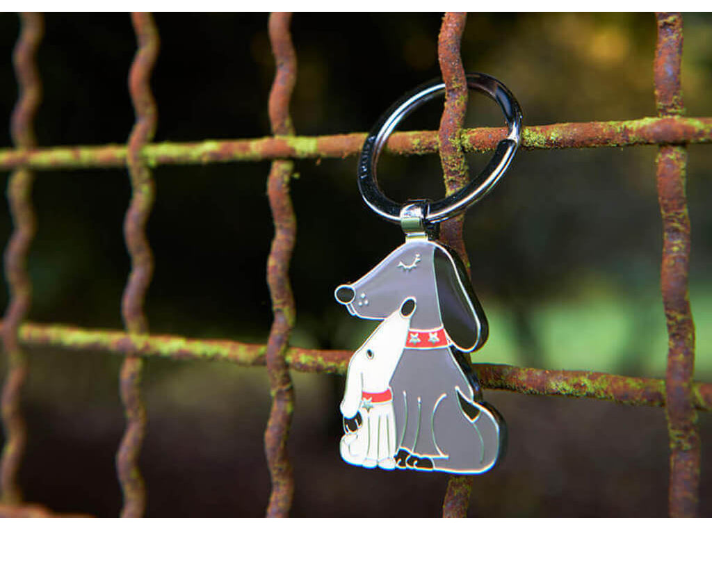 TROIKA Keyring "DOG & DOGGY"