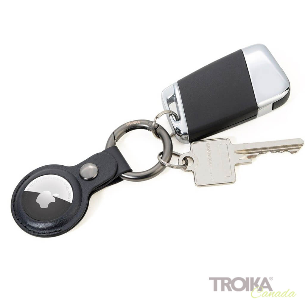 TROIKA Keyring "AIRTAG COVER" - BLACK