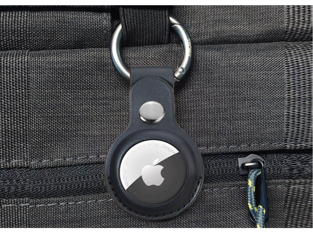 TROIKA Keyring "AIRTAG COVER" - BLACK