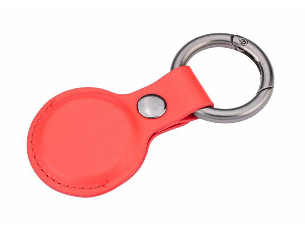 TROIKA Keyring "AIRTAG COVER" - RED