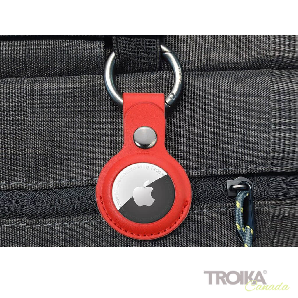 TROIKA Keyring "AIRTAG COVER" - RED