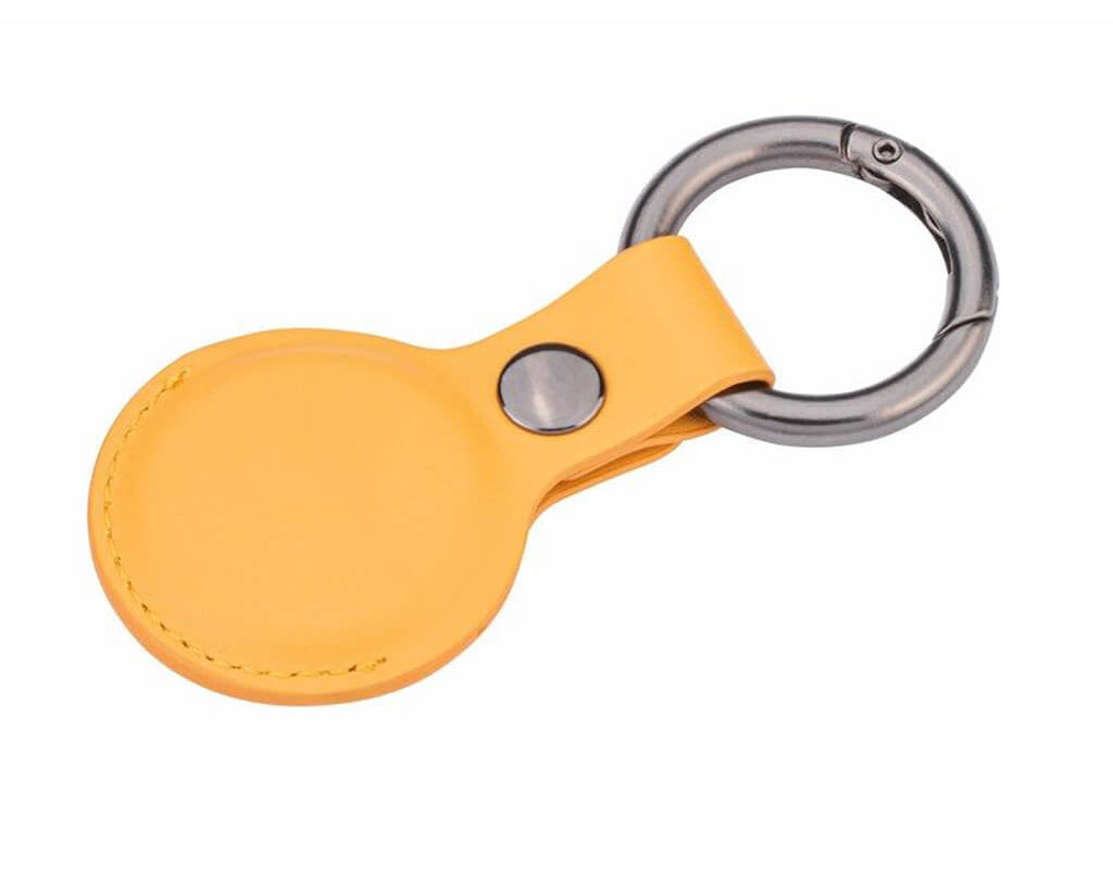 TROIKA Keyring "AIRTAG COVER" - YELLOW