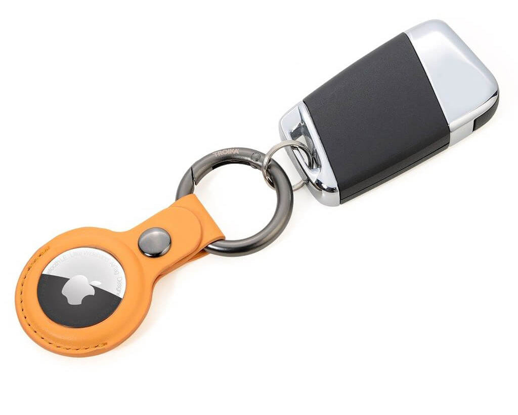 TROIKA Keyring "AIRTAG COVER" - YELLOW