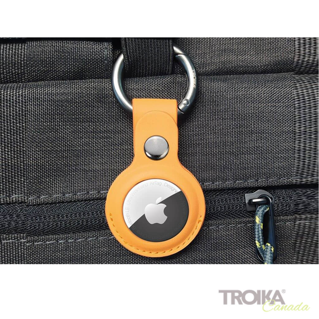 TROIKA Keyring "AIRTAG COVER" - YELLOW