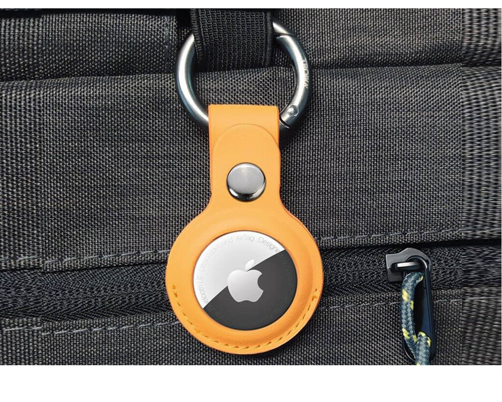 TROIKA Keyring "AIRTAG COVER" - YELLOW