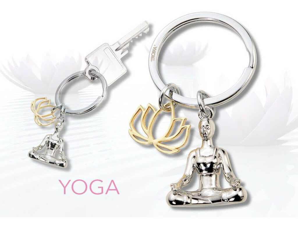 TROIKA Keychain "YOGA"