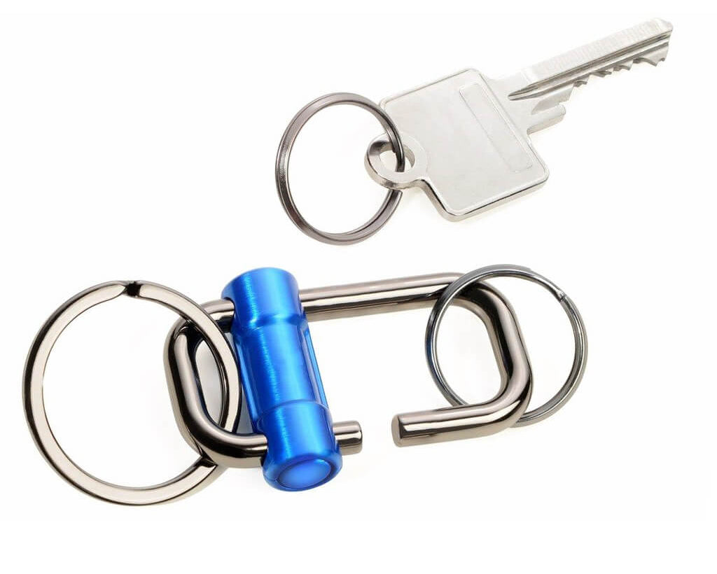 TROIKA Keychain "2-WAY KEY" - Blue