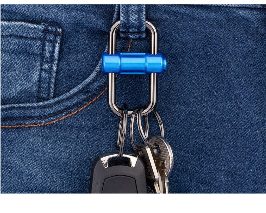 TROIKA Keychain "2-WAY KEY" - Blue