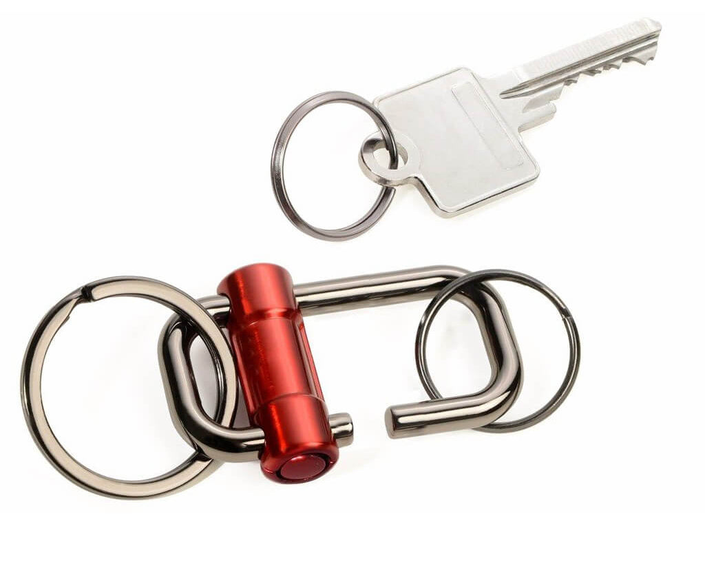 TROIKA Keychain "2-WAY KEY" - Red