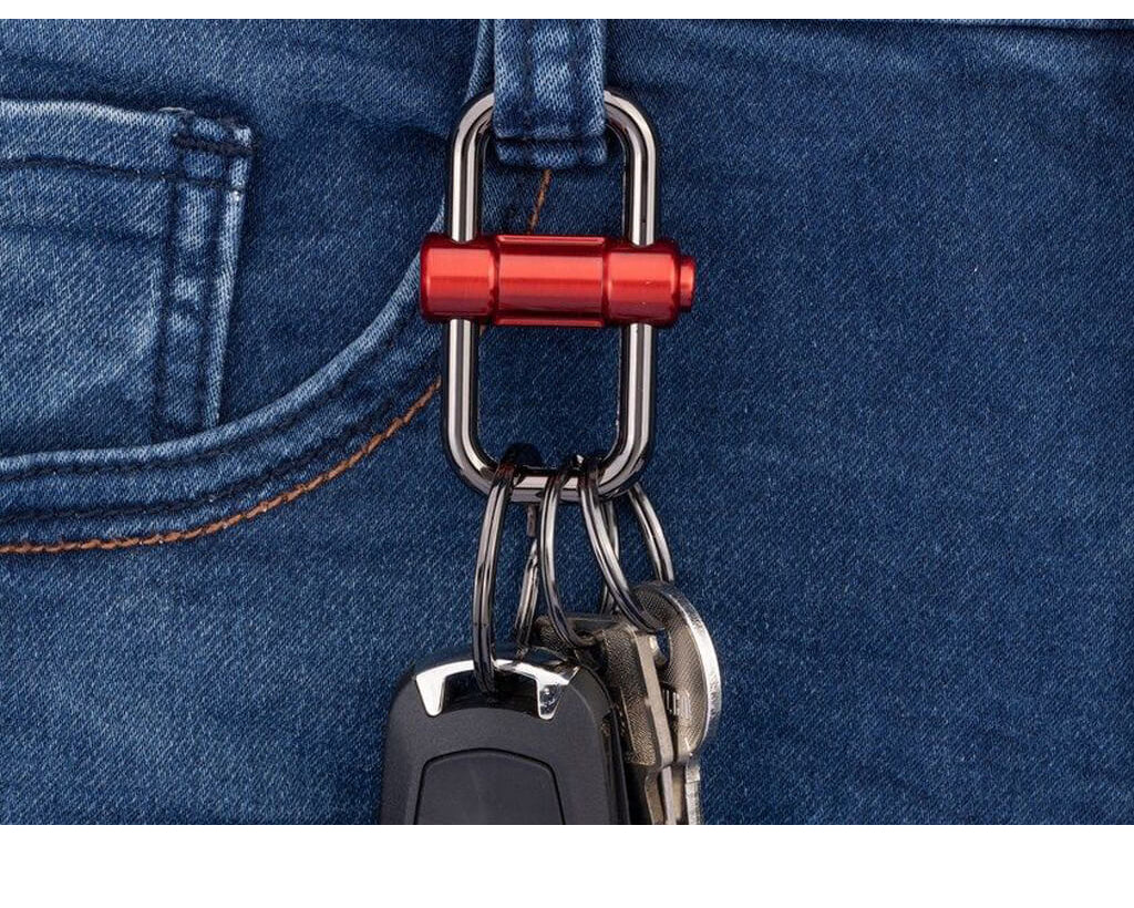 TROIKA Keychain "2-WAY KEY" - Red