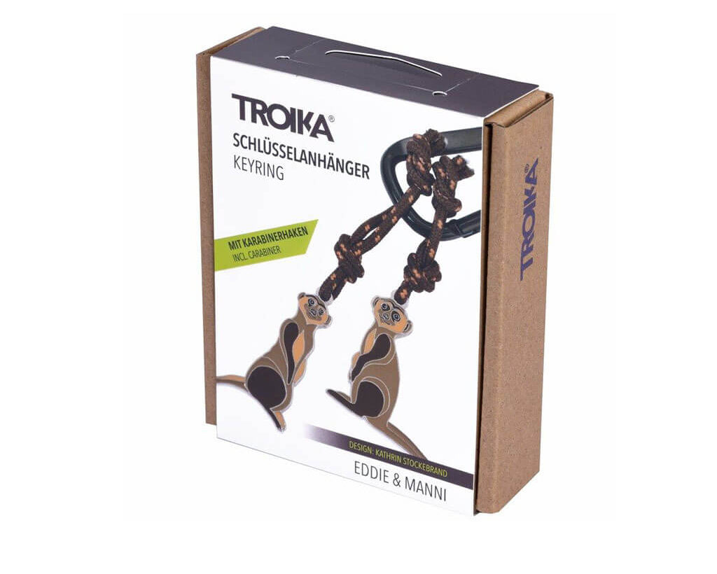 TROIKA Keychain "EDDIE & MANNI"