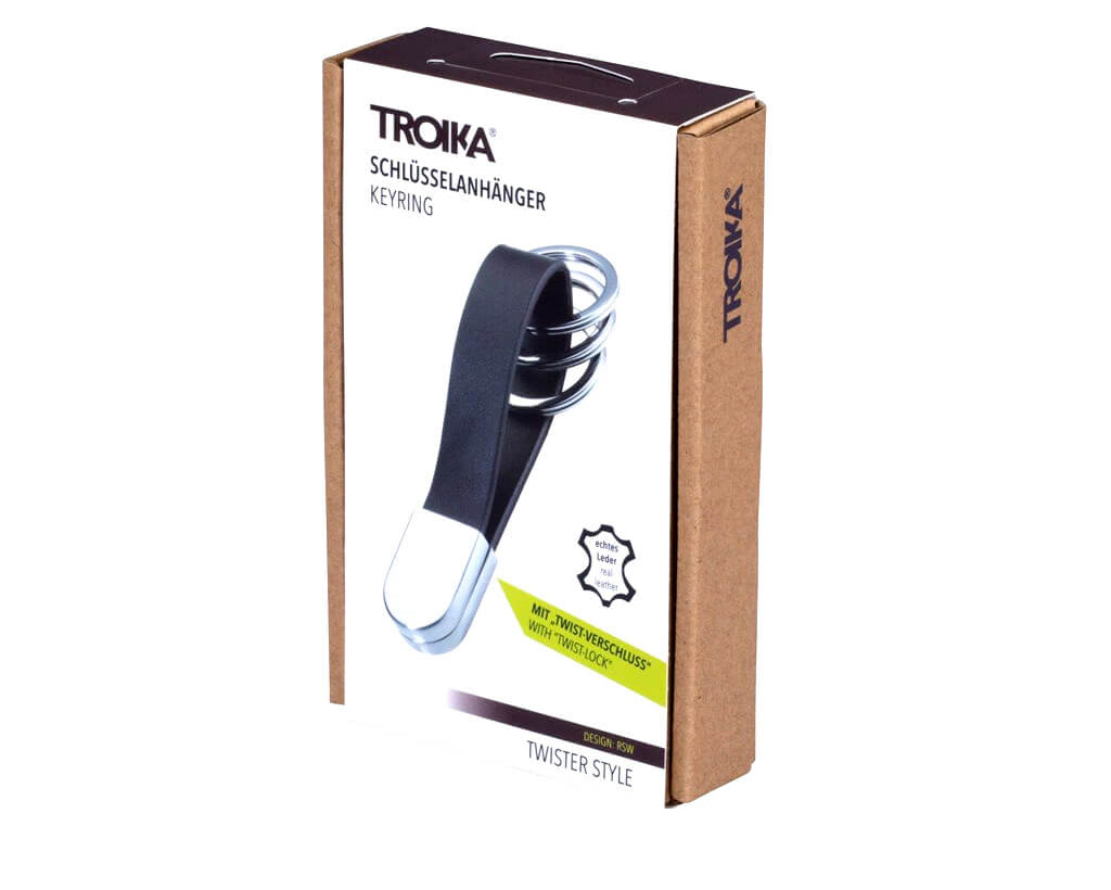 TROIKA Keychain "TWISTER STYLE" box