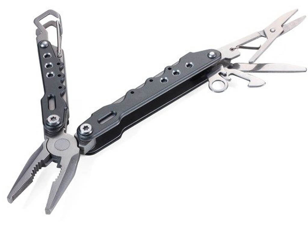 TROIKA Mini Tool Keychain "TRAVEL TOOL" – KTL08/GY