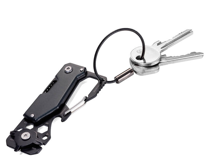 TROIKA Key organizer and mini tool "TOOLINATOR" - black