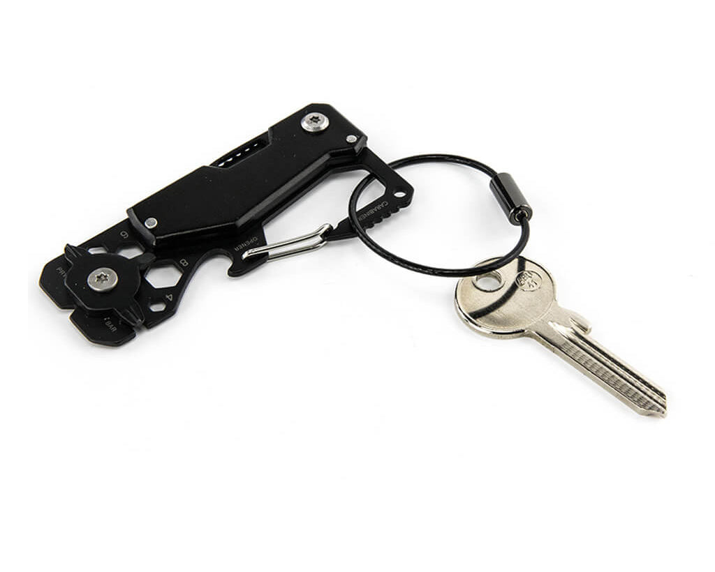 TROIKA Key organizer and mini tool "TOOLINATOR" - black