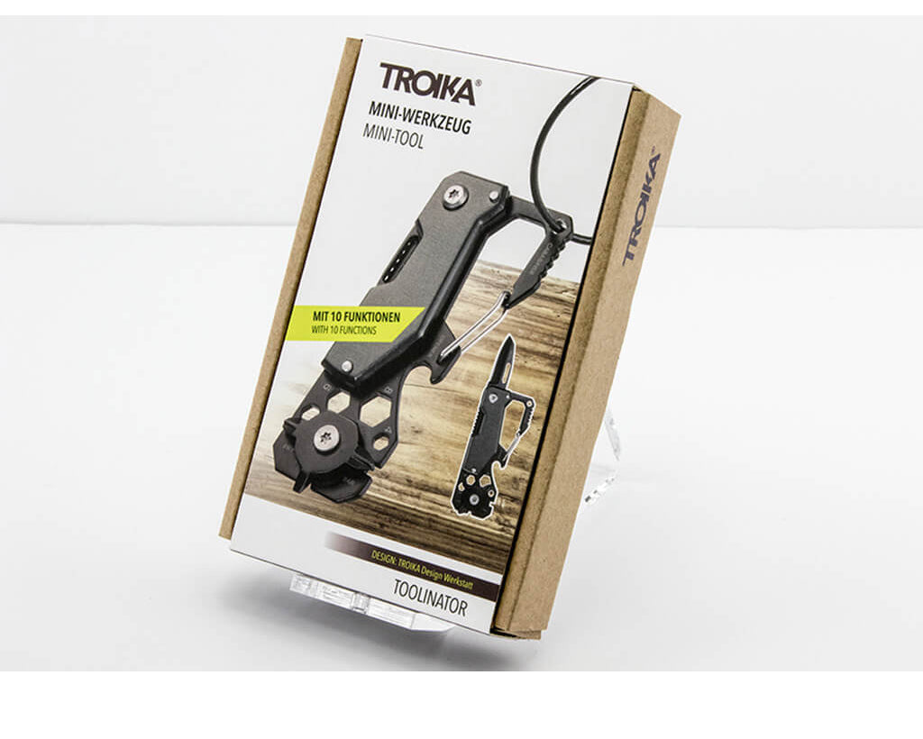 TROIKA Key organizer and mini tool "TOOLINATOR" - black