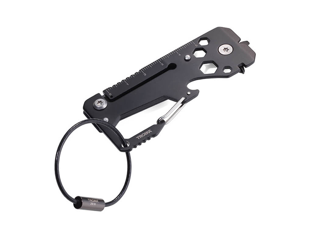 TROIKA Key organizer and mini tool "TOOLINATOR" - black