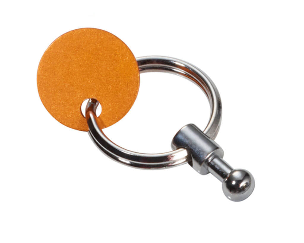 Replacement rings for PATENT/colour keyring shiny, set of 5