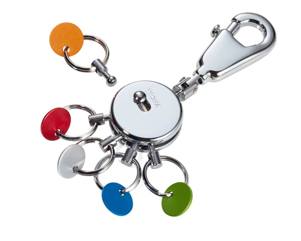 TROIKA Key organizer "PATENT COLOUR" - shiny