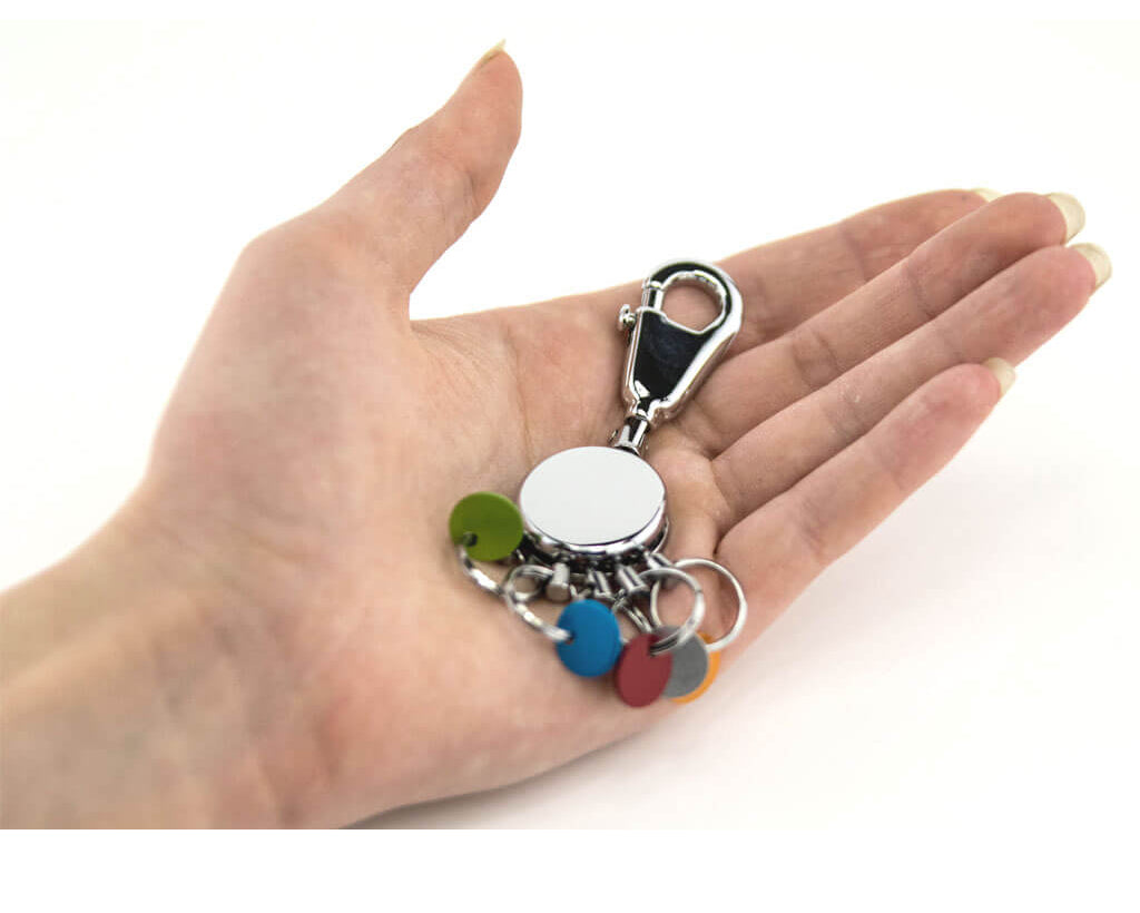 TROIKA Key organizer "PATENT COLOUR" - shiny