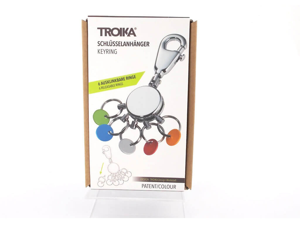 TROIKA Key organizer "PATENT COLOUR" - shiny