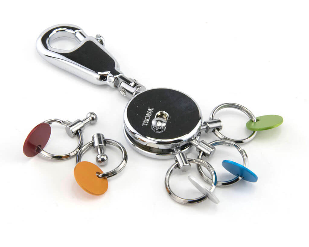 TROIKA Key organizer "PATENT COLOUR" - shiny
