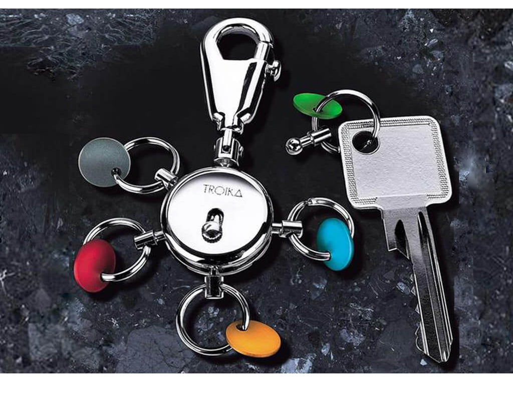 TROIKA Key organizer "PATENT COLOUR"