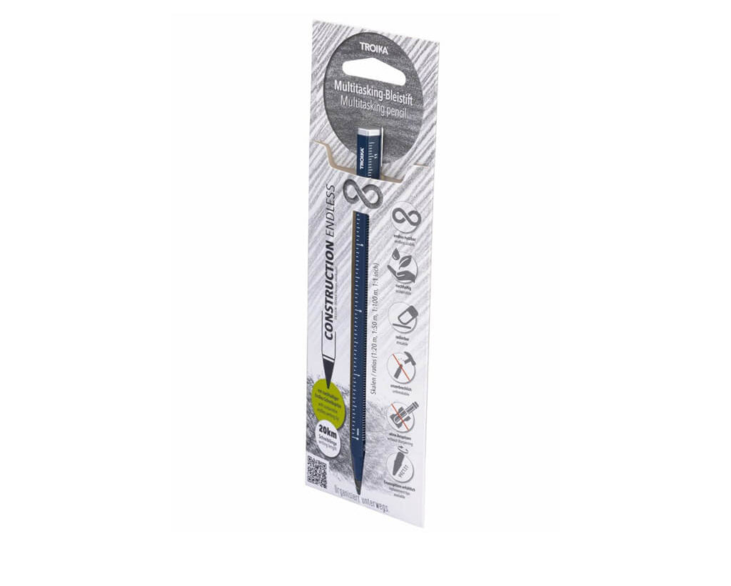 Troika Multitasking Pencil "CONSTRUCTION ENDLESS" - BLUE