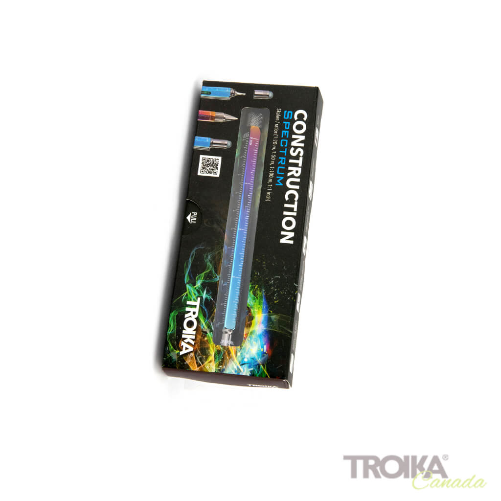 TROIKA Multitasking ballpoint pen "CONSTRUCTION" - spectrum