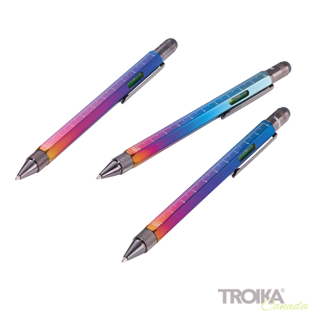 TROIKA Multitasking ballpoint pen "CONSTRUCTION" - spectrum
