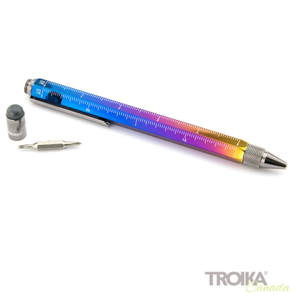 TROIKA Multitasking ballpoint pen "CONSTRUCTION" - spectrum
