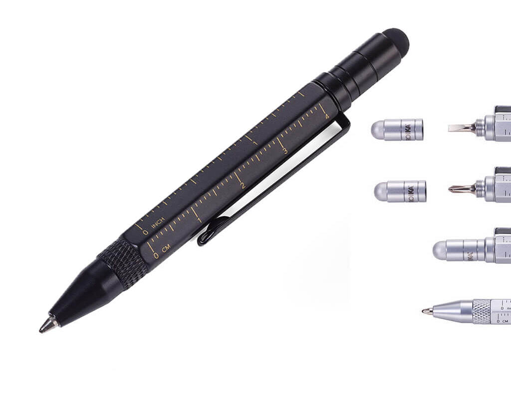 TROIKA "LILIPUT TOOL PEN" black/gold