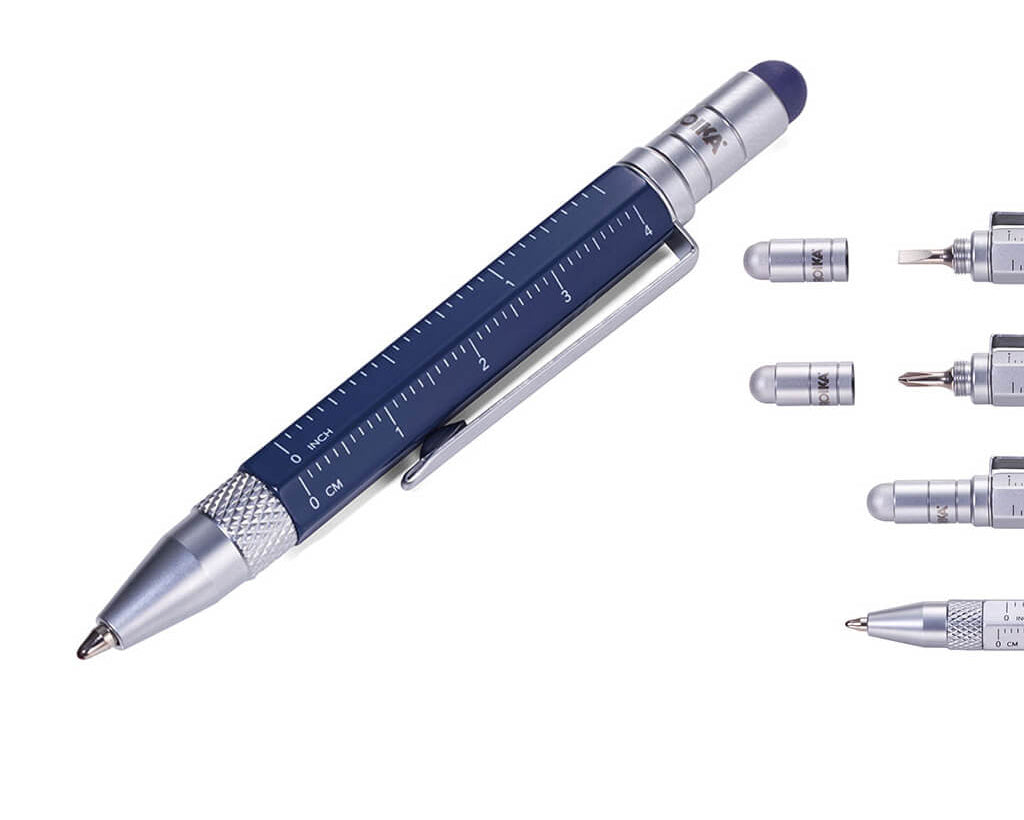 Tiny Yet Powerful Pen – Troika Construction Liliput Blue