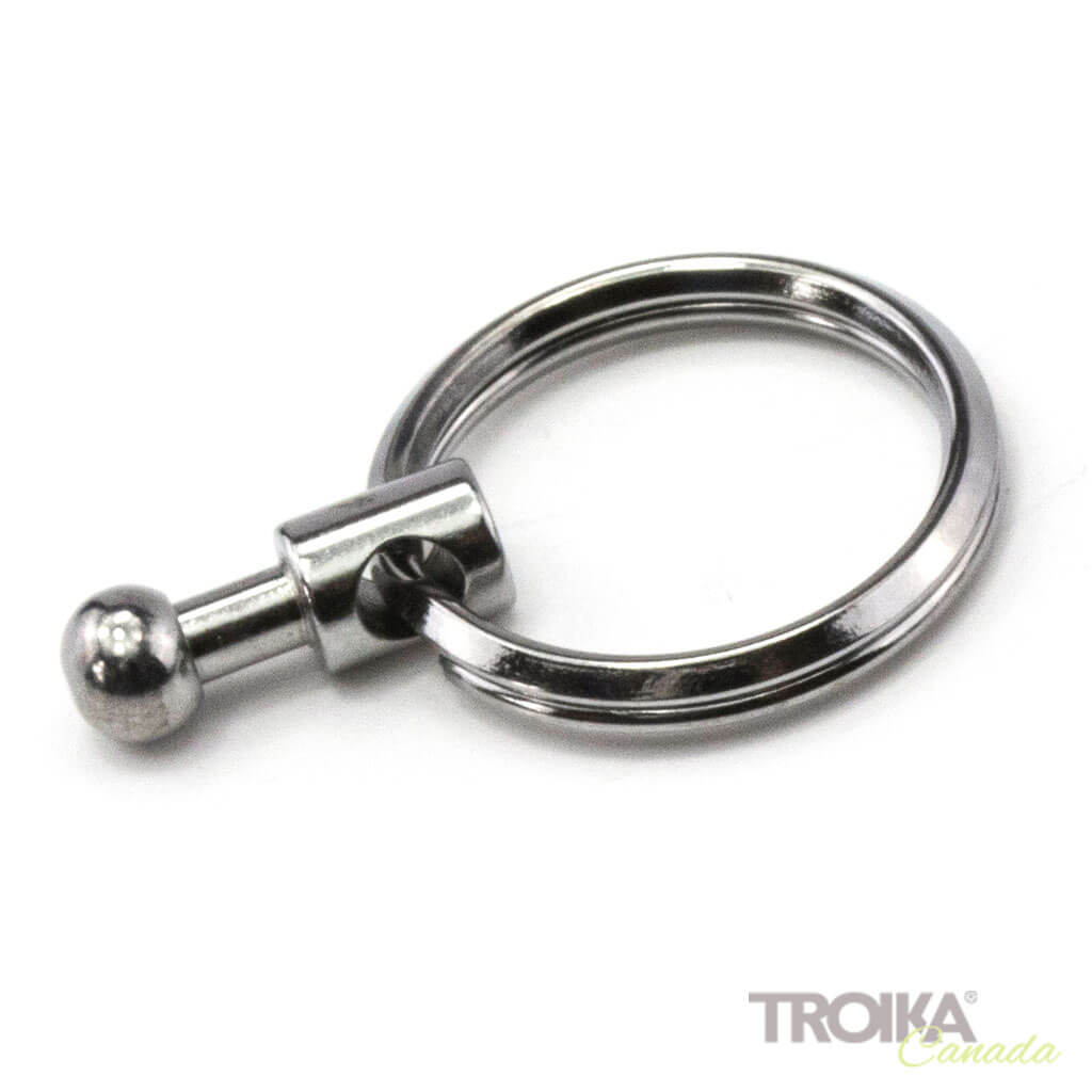 Replacement rings for PATENT keyring shiny, set of 5