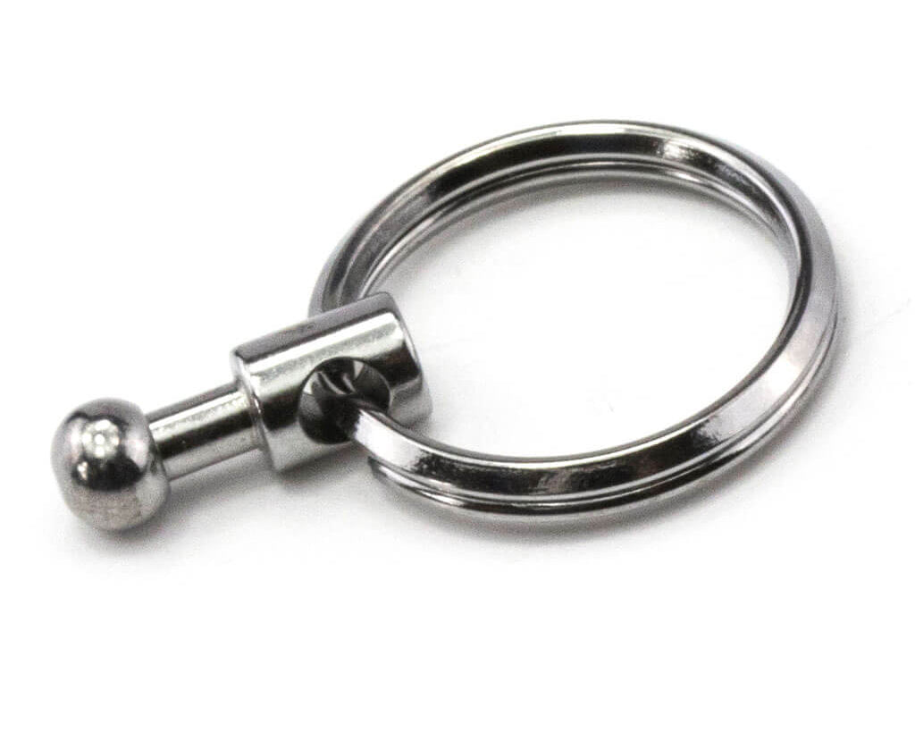 Replacement rings for PATENT keyring shiny, set of 5