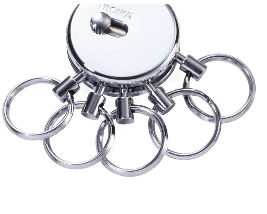 Replacement rings for PATENT keyring shiny, set of 5
