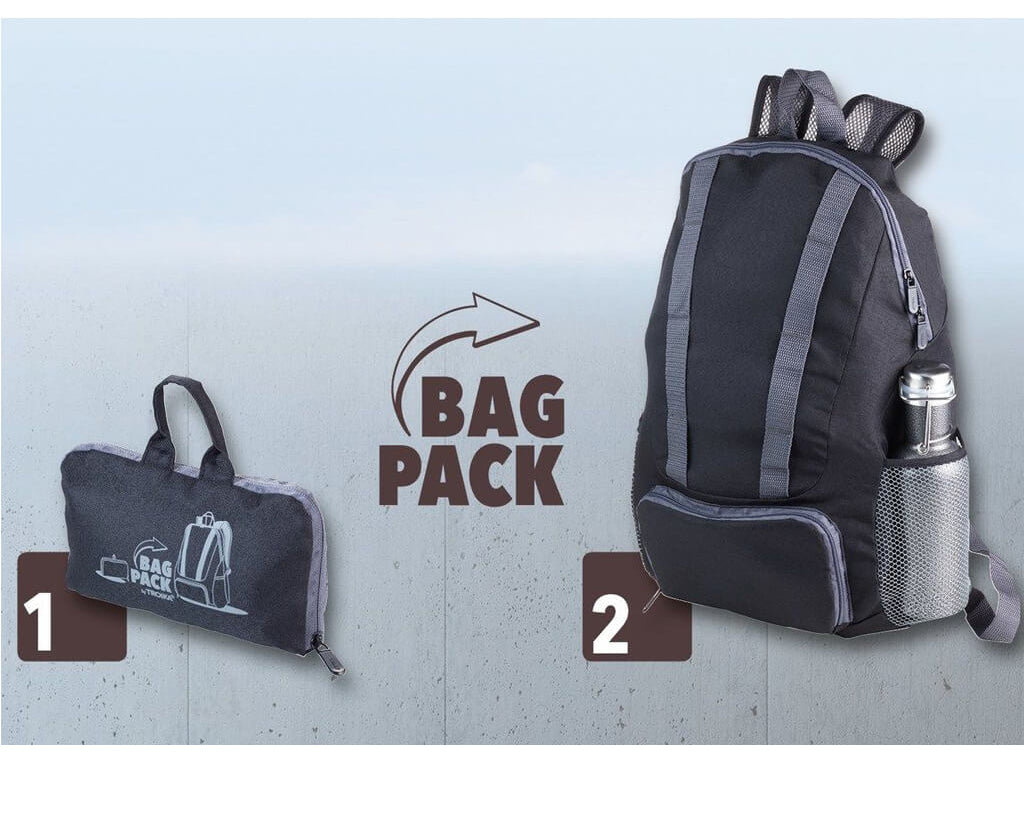 TROIKA Backpack "BAGPACK" - BLACK instructions