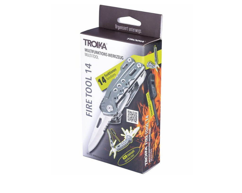 TROIKA Multi-tool "FIRE TOOL 14"