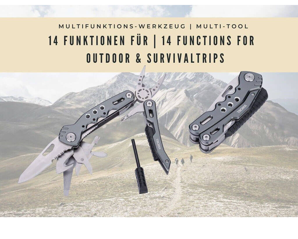 TROIKA Multi-tool "FIRE TOOL 14"
