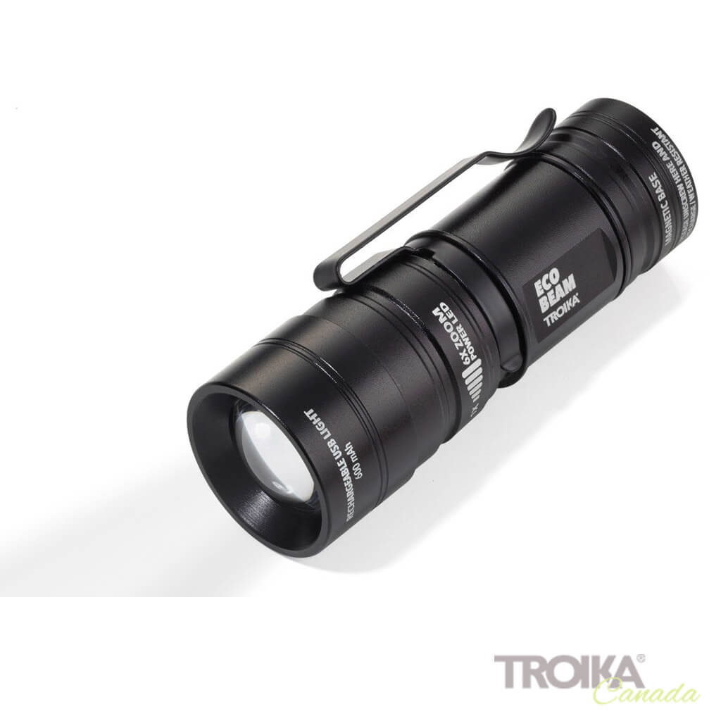 TROIKA Torch "ECO BEAM" - black