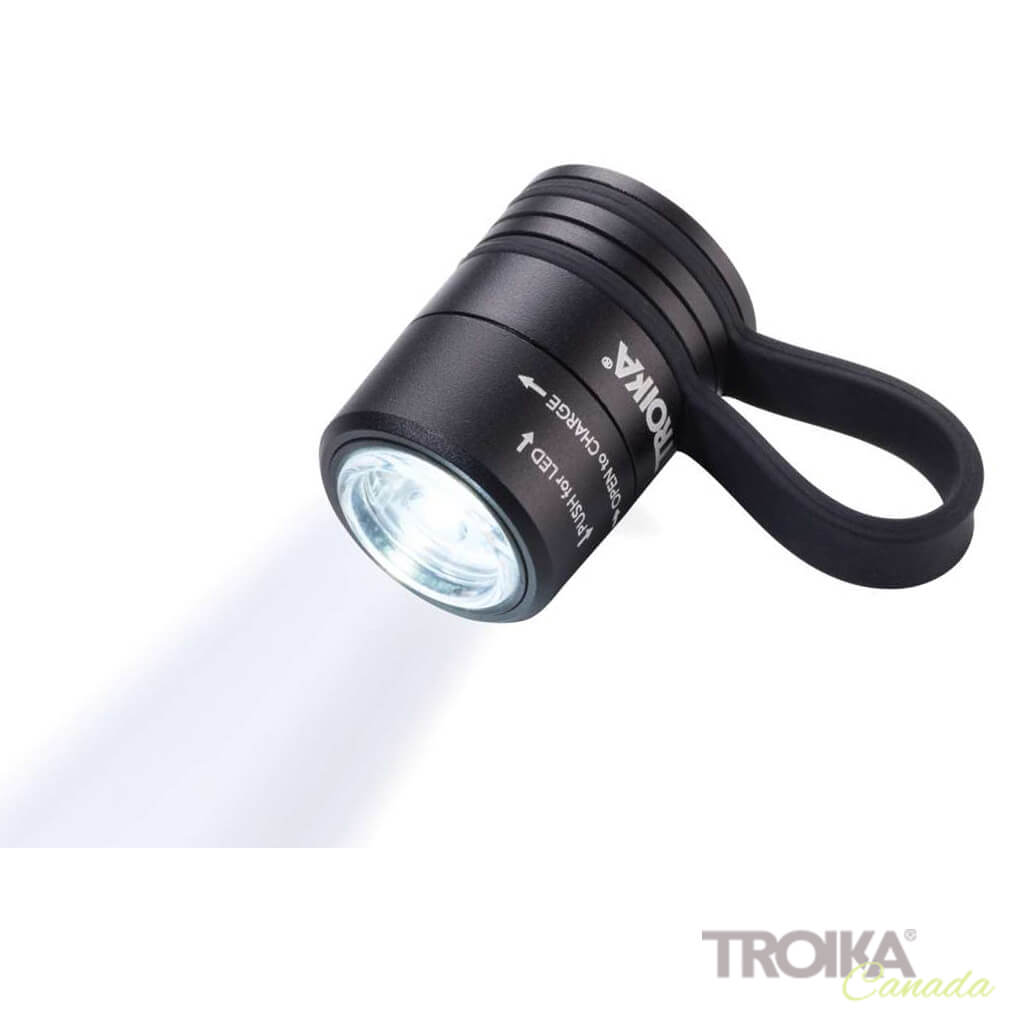 Lampe de poche TROIKA « ECO RUN » - Noir
