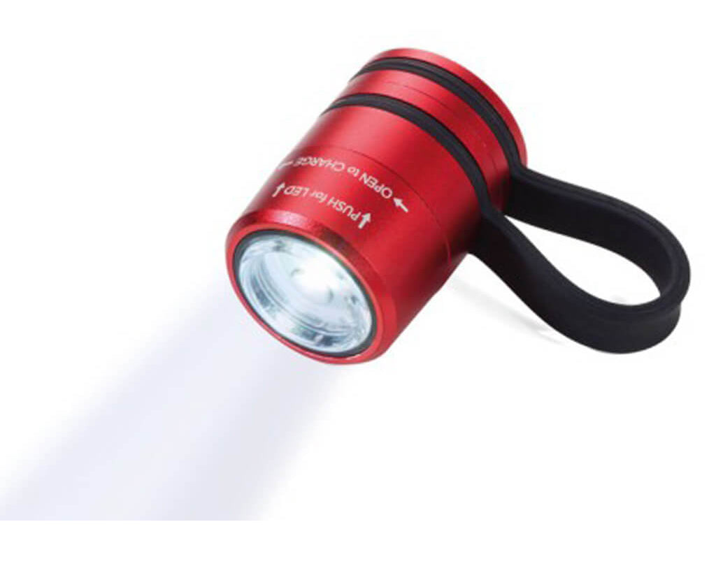 TROIKA Flashlight "ECO RUN" - Red