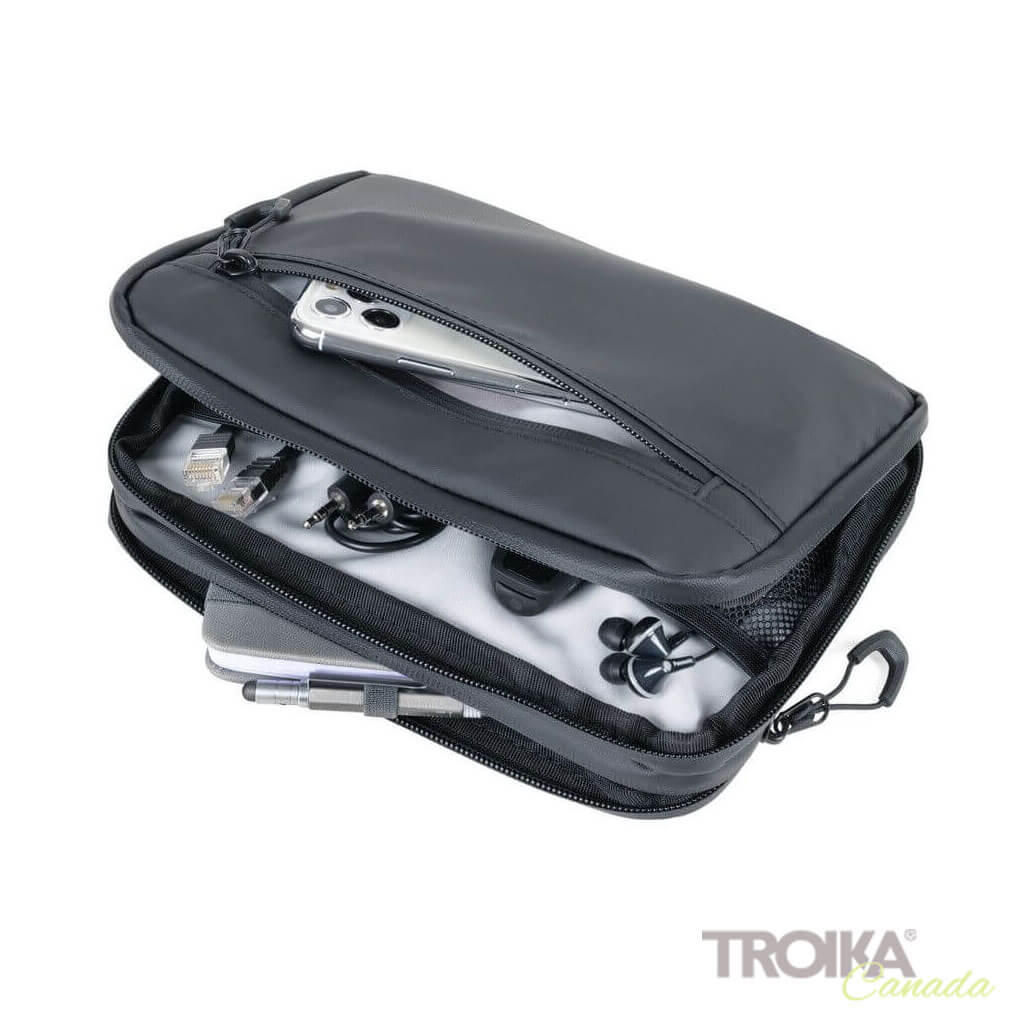 Troika cable organizer open