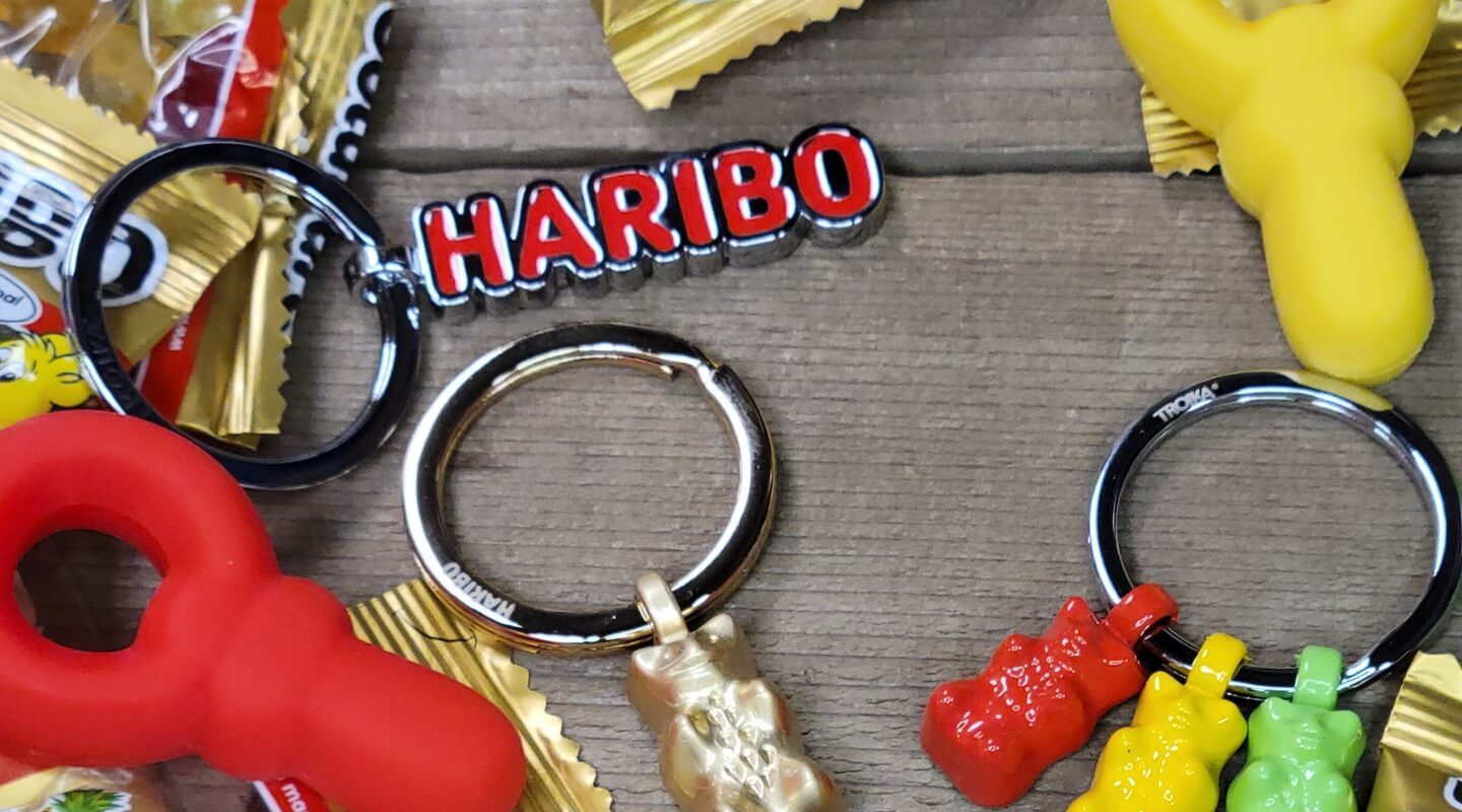 Haribo Logo Keychains